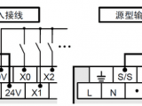 FX3U PLC AC电源型和DC电源型的接线有什么不同