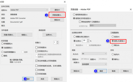 solidworks工程图如何打印彩色线条