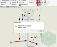 solidworks工程图中倒角标注用不了怎么办？