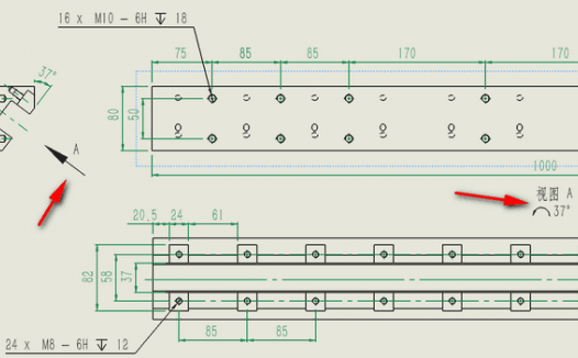 solidworks工程图中如何出某一个面的视图